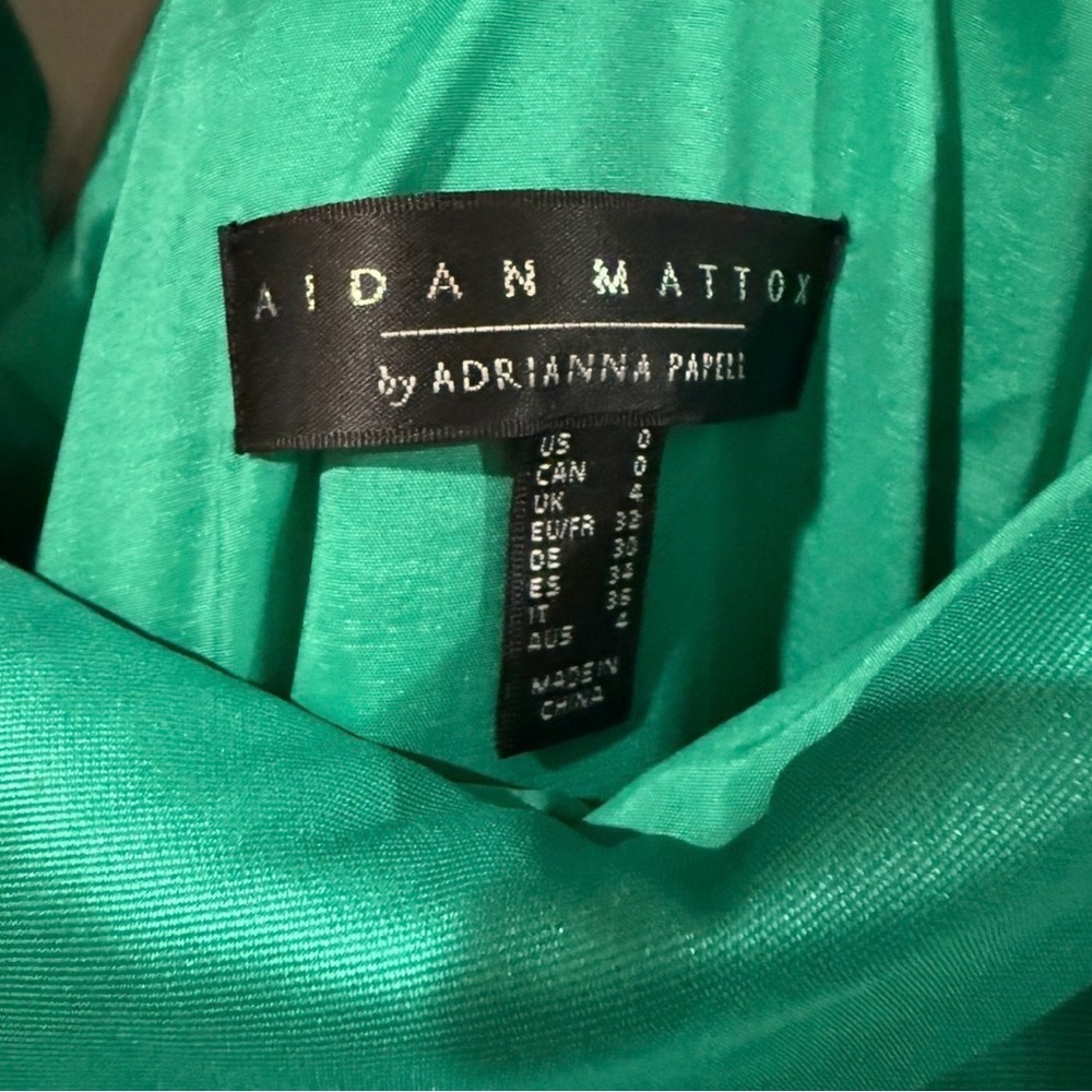 Aidan Mattox by Adrianna Papeli Stretch Mikado Mermaid Gown - Picture 5 of 6